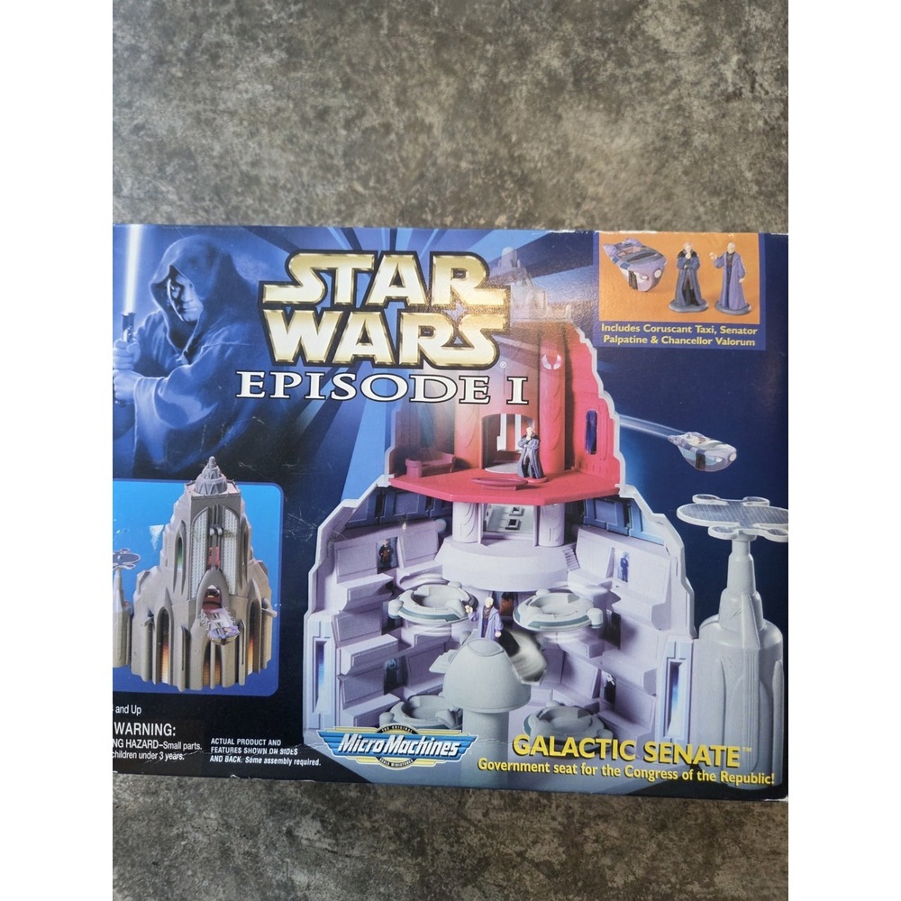 Micro machines, Star Wars episode, one  Galactic Senate 1998 Galoob